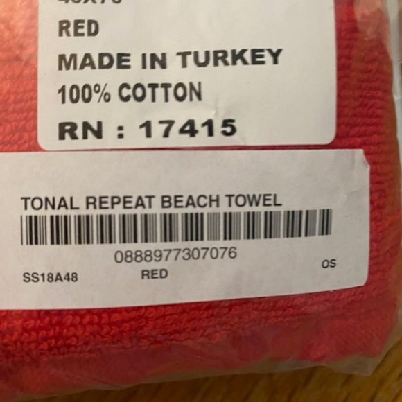 Supreme Tonal Repeat BEACH TOWEL ~brand new in sealed packaging - Picture 9 of 10